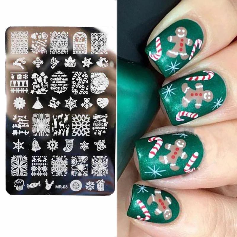 Image result for photos of  christmas  nails decorations&quot;