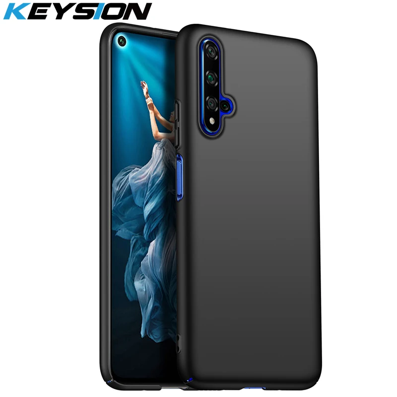 KEYSION Ultra-Thin Phone Case for Huawei Honor 20 Pro Lite Luxury Hard PC Coque Matte Back Cover 10i V20 V10 |