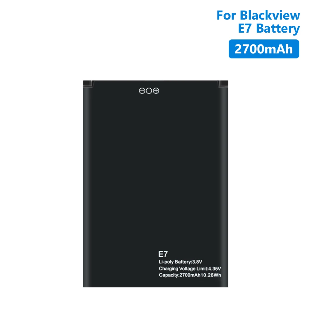 3,8 в 2700 мАч литий-ионные аккумуляторы для мобильных телефонов Blackview E7 E7S высококачественные резервные аккумуляторы длительный срок службы
