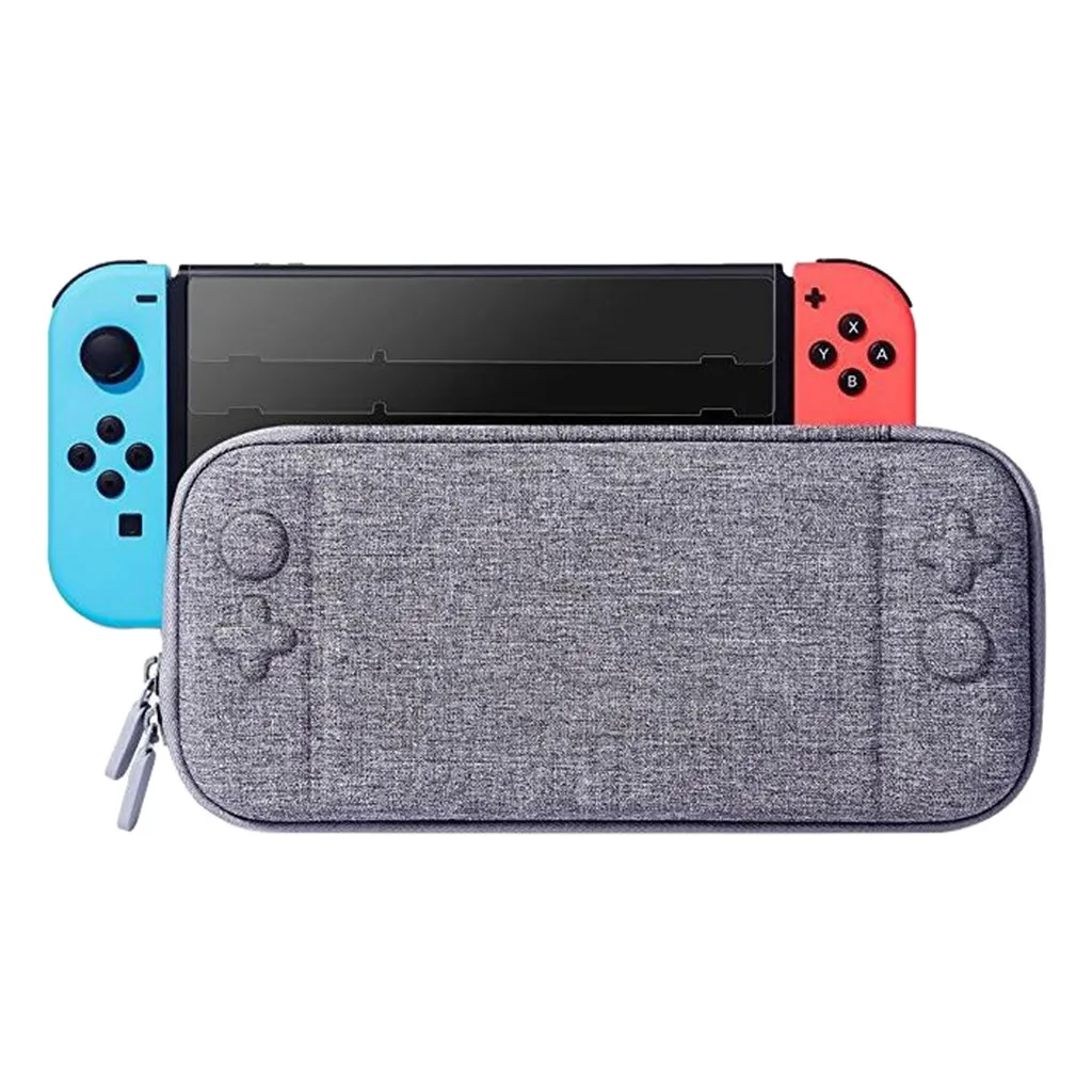

Portable Slim EVA Hard Case for Nintend Switch Gray Carrying Storage Bag for NS switch Console Accessories 606#2