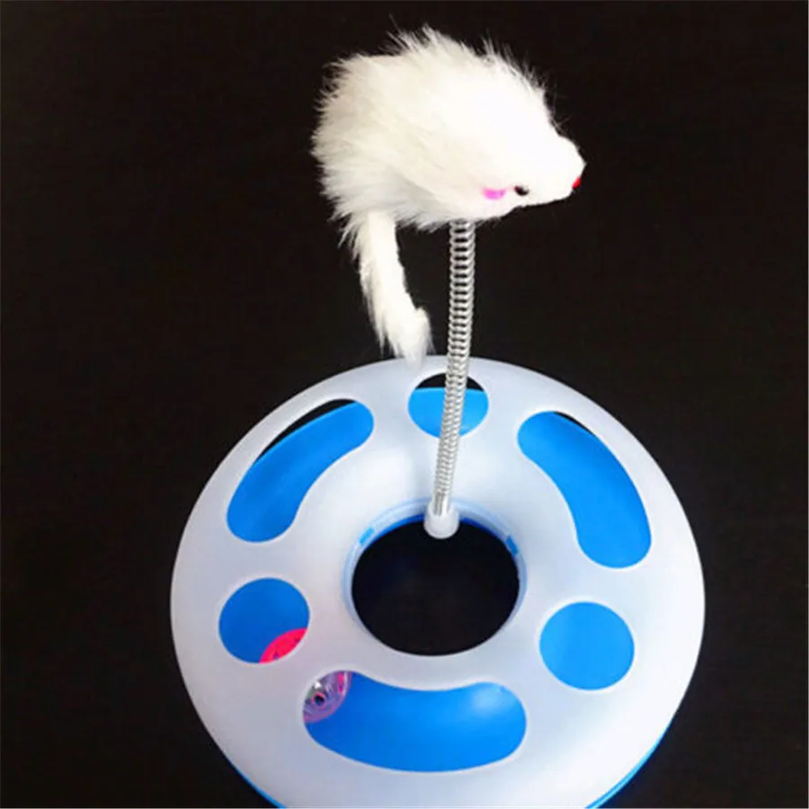 cat toy circle with ball inside