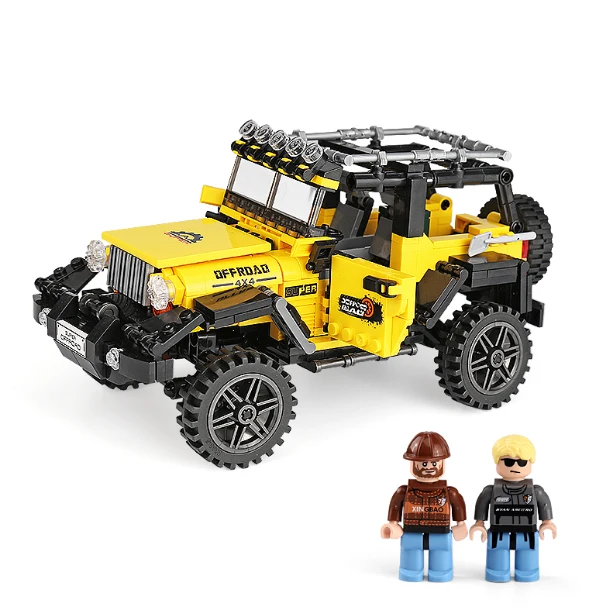 Xingbao SUV Car Building Blocks jeep model blocks Educational Bricks Christma Toys legoing Gift