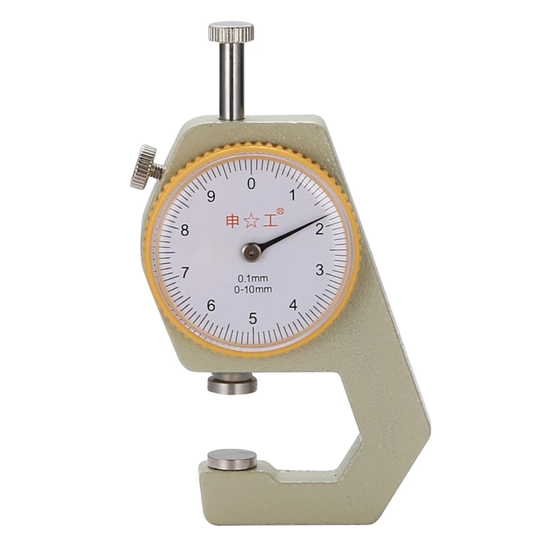 Buy Dial Thickness Gauge 0 10mm / 0.1mm Round Dial Thickness Tester Meter For