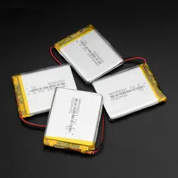 1/2/4 шт./лот Мощный 1500 мАч 3,7 В Перезаряжаемые Li-po полимер литиевых батарей для MP4 bluetooth Динамик DVD gps PDA Камера