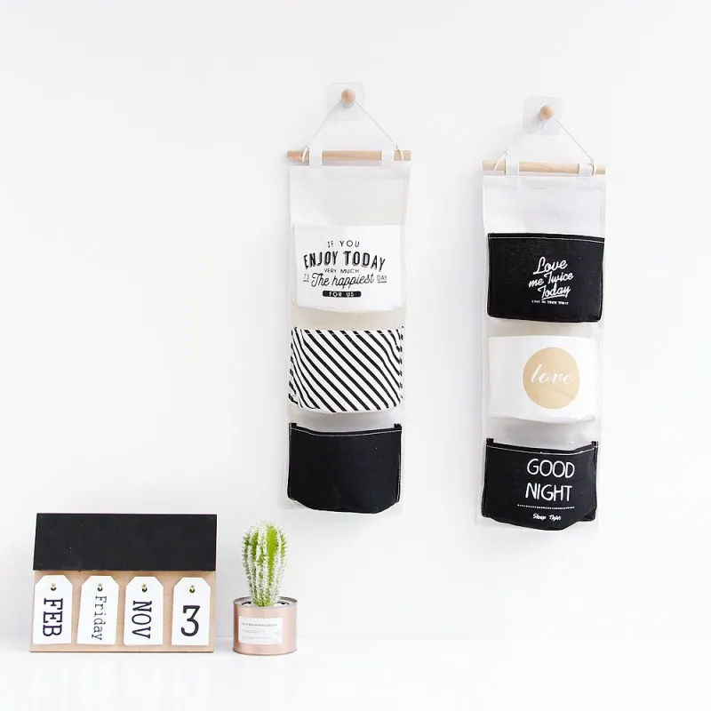 الشمال أسود أبيض الجدار شنقا أكياس تخزين 3 جيوب القطن الكتان خزانة خزانة مستحضرات التجميل أشتات المنظم الحقيبة حديقة معلقة الشمال أسود أبيض الجدار شنقا أكياس تخزين 3 جيوب القطن الكتان خزانة خزانة مستحضرات التجميل أشتات المنظم الحقيبة حديقة معلقة