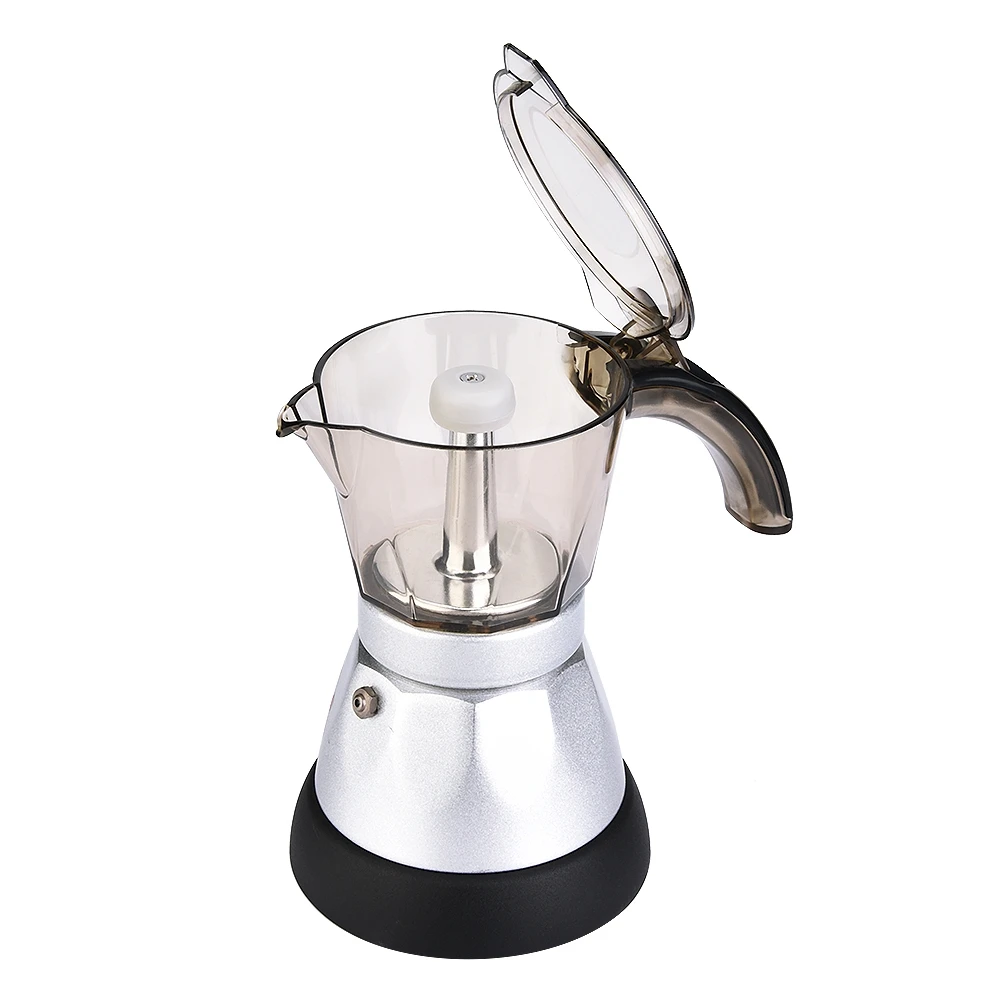 220 v 3 до 6 чашка электрическая итальянская верхняя кофеварка для кофе МОККА перколяторы инструмент фильтр картридж алюминиевая электрическая кофеварка для эспрессо
