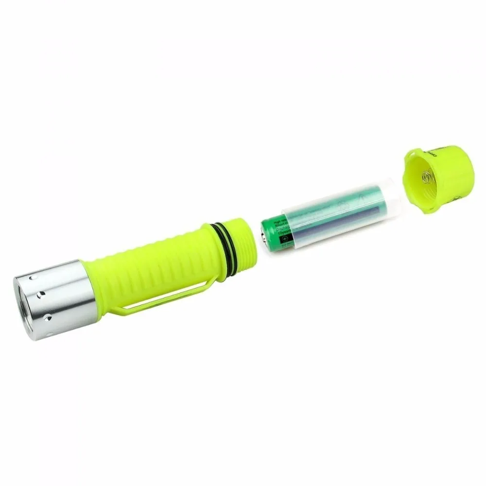 Profession Diving Light XML-T6 1200LM High Power Lanterna Waterproof Diving Flashlight for 18650 Rechargeable Battery Led Torch (12)