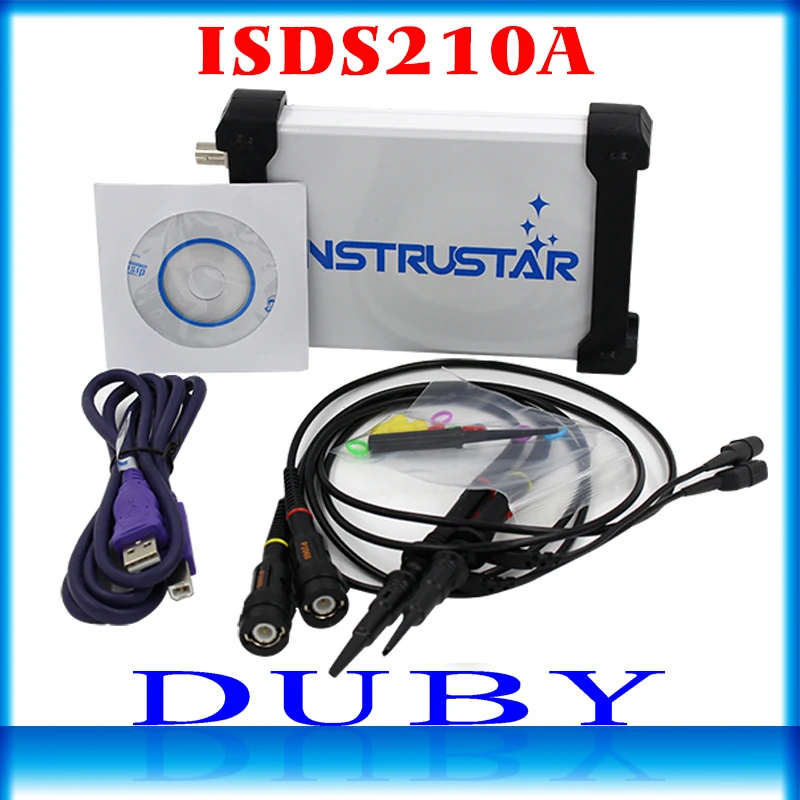 

ISDS210A PC-Based USB Portable digital Oscilloscope 2 Channels 40M 100MS/s FFT Analyzer