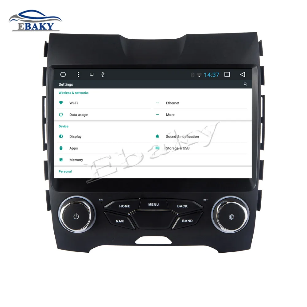 Top NaviTopia 9inch Octa Core Android 7.1 8.1 Car DVD GPS Navigation for Ford EDGE 2015 Auto Multimedia Radio Stereo 20