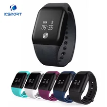 A88 font b smart b font sports bracelet with Bluetooth heart monitor blood oxygen OLED bracelet