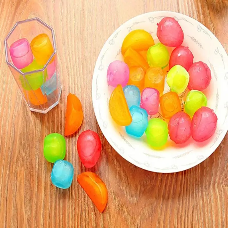 

2018 Summer 6Pcs Professional Ice Cube Drinking Multicolour Party Tool Reusable Physical Kitchen Tool