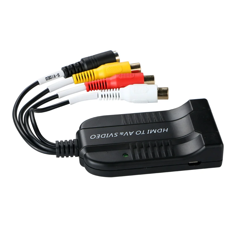 Мини HDMI в AV/CVBS Аудио Видео выход одновременно конвертер W/USB кабель телевизионный