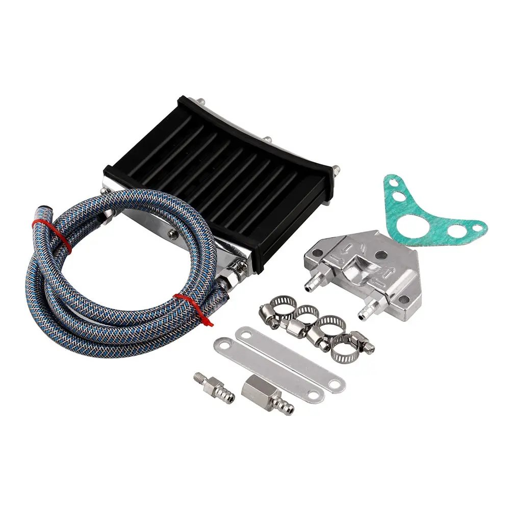 

Oil Cooler Cooling Radiator Kit for 50cc 110cc 125cc 140cc 150cc ATV PIT PRO Trail Parts Fit Motorcycle Dirt Bike CNC Engine