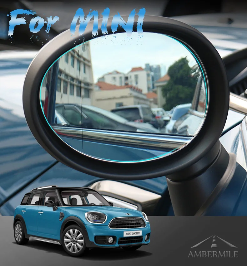 AMBERMILE Car Rearview Film Anti Fog Film Auto Rainproof Sticker for Mini Cooper R55 R56 R57 R61 F54 F55 F56 R60 F60 Accessories (1)