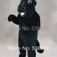 Аниме Костюмы для косплея черный конь Маскоты костюм для взрослых жеребец тема персонажа из мультфильма Маскоты te нарядное платье комплекты для колледжа