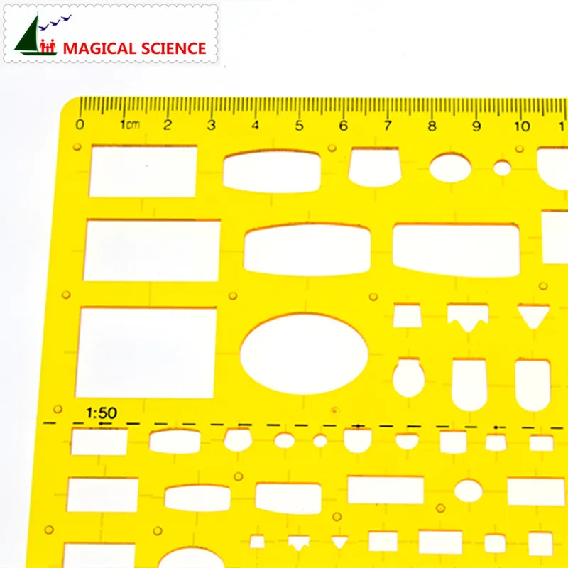 20 см пластиковых сантехники шаблона рисунок подкладке Дизайн главное здание линейка для студентов Дизайн ERS KJ007