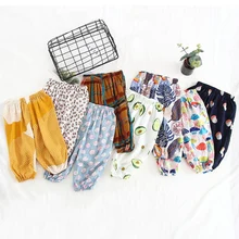 Pantalones de verano para niños y bebés, pantalones de estampado harén para niños 2019, pantalones de algodón suaves y cómodos para niñas, pantalones para bebés