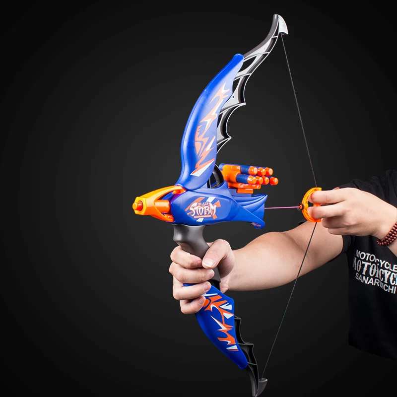 

Hot Sale Slingshot Bow Toys Guns For Children Playing Funny Outdoor Game Soft Bullet Bow Guns Toys Shooting Toy For Boys Kids