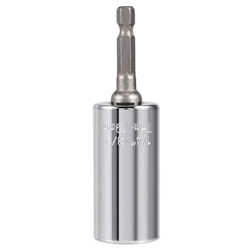 

7-19mm Multi-functional Universal Socket Power Drill Adapter Set Kit Hand Tool