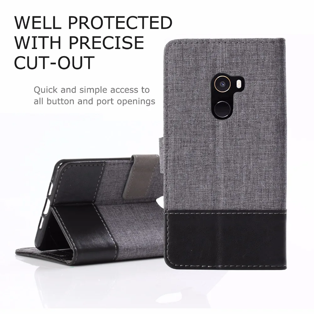 For Xiaomi mi mix 2 Case 6X Fundas Business British style Wallet Flip Leather 6 Cover |