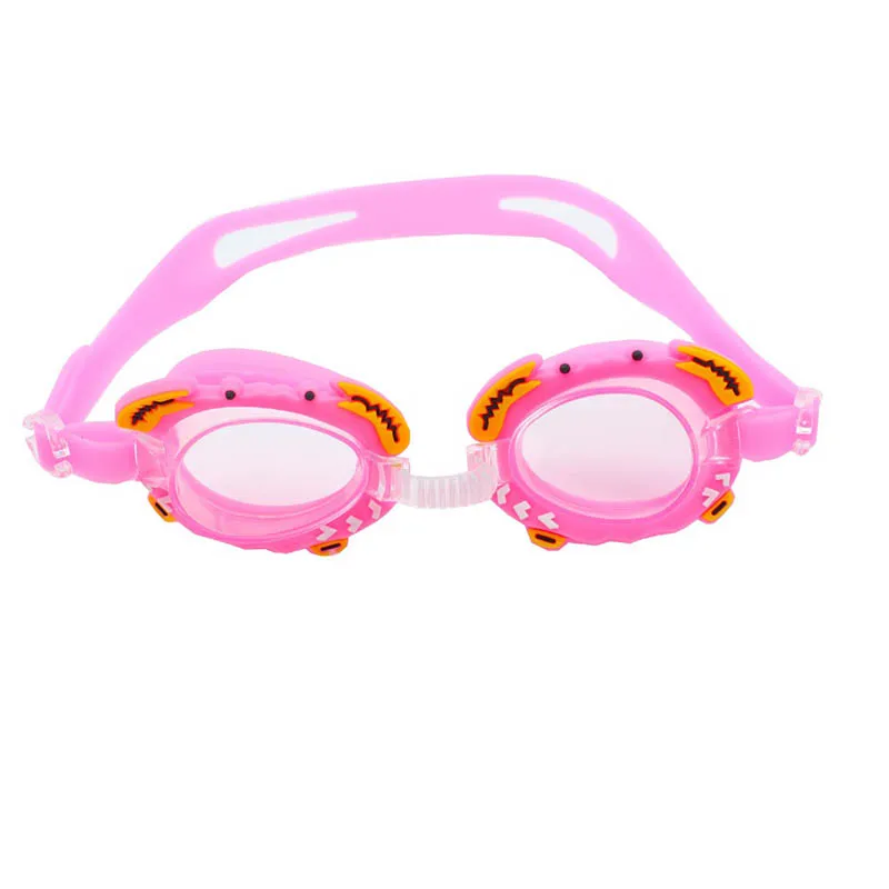 6 шт., купальный костюм русалки для девочек, бикини, детский купальник с хвостом Русалочки с монофином, детская одежда, купальник, хвост русалки, одежда для купания - Цвет: Goggles Pink