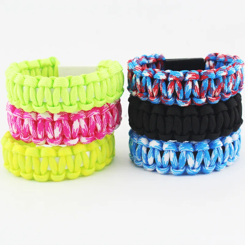 

Free shipping!Creative weave parecord survival bracelet style cable with micro usb and IP/IPD interface