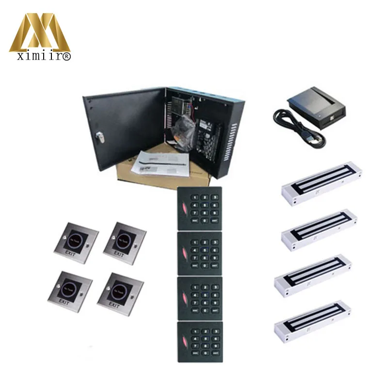 

C3-400 access control board with free software and SDK access control panel kit with card reader switch EM lock card register