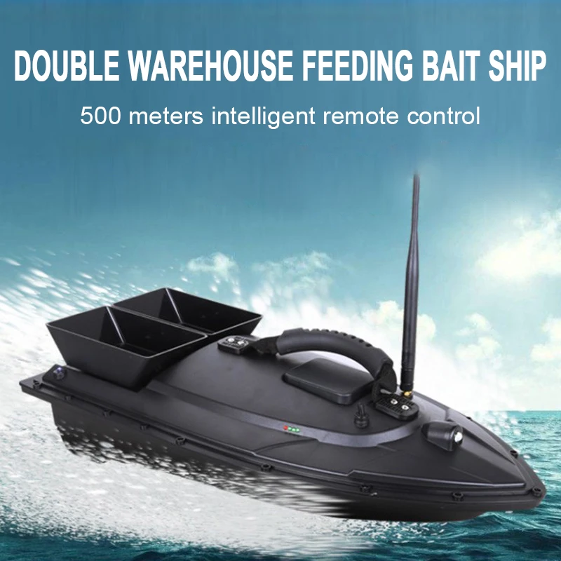 

500M Smart RC Bait Boat Fishing Tool Fish Finder Digital Automatic Frequency Modulation Remote Radio Control Device Fish Toys