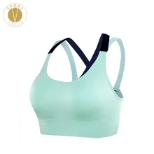 Трехцветный спортивный бюстгальтер контрастного цвета с перекрестной спинкой, Женский Бег Йога, бег, тренировки, досуг, мягкий бюстгальтер с ремешками, комфортный бюстгальтер XL