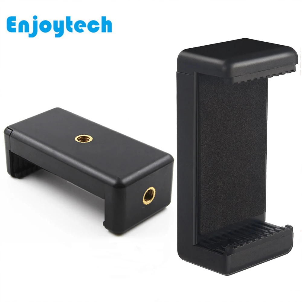 

New Smartphone Holder Bracket Tripod Mount Adapter Mini Phone Holder for Xiaomi iPhone Samsung Mobile Phone Clip Clamp Holder