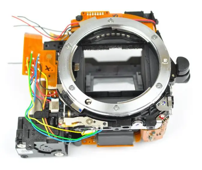 Оригинальная зеркальная коробка основной корпус с затвором, апертурой, отражающей стеклянной диафрагмой для Nikon D90 камера Запасная часть