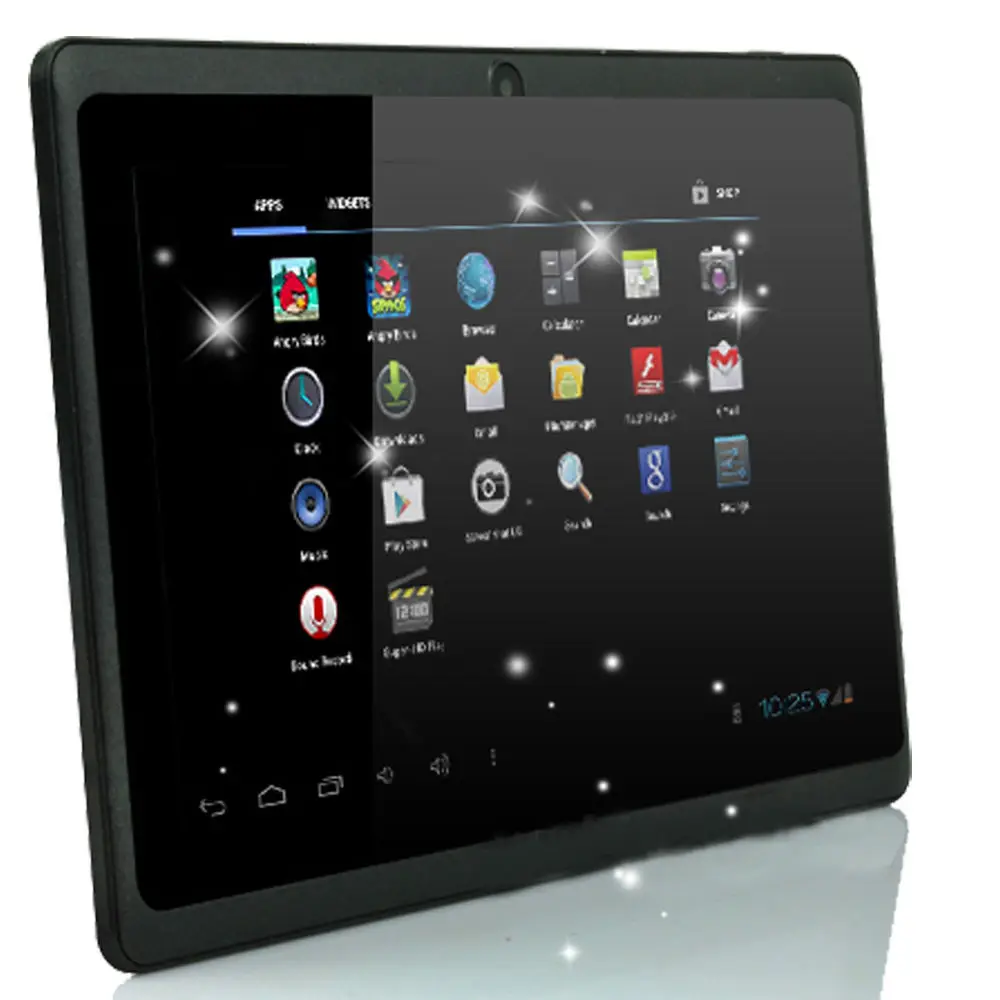 7 дюймов Q88 Android 4,2 емкостный Tablet PC Две камеры 4 ГБ A23 1,2 ГГц Wi-Fi + 3g двухъядерный