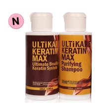100 мл мини 5% бразильский Кератиновый Уход за волосами Формалин 100 мл очищающий шампунь для выпрямления гладких блестящих волос