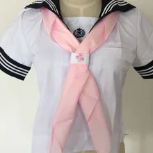 Японская форма JK сплошной цвет треугольник галстук/вишня/Лаванда/милый живой серии(всего 29 цветов