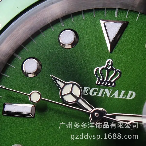 Роскошные брендовые наручные часы Hk Crown модные мужские часы с поворотным ободком GMT сапфировое стекло Дата из нержавеющей стали кварцевые часы