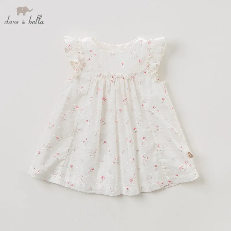 

DB10205 dave bella summer baby girl's princess cute floral dress children fashion party dress kids infant lolita flowers clothes