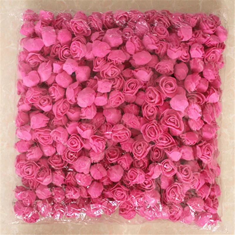 

500pcs Artificial Flower Wedding Party Decorations Rose Bear Anniversary Christmas DIY Valentine's Day Birthday Gift Rose wreath