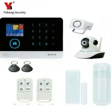 YobangSecurity Wifi Alarm System GSM Wireless Home Burglar Security System With Video IP Camera Auto Dialer Android IOS APP