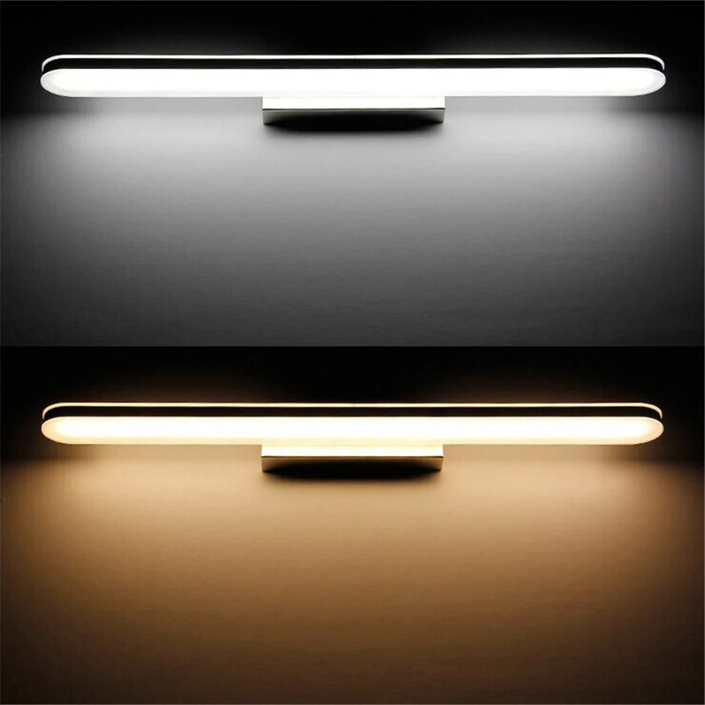 

SXZM 40cm 8W LED wall lighting mirror light AC85-265V Wall mounted Acrylic waterproof white/warm white lamp for bathroom