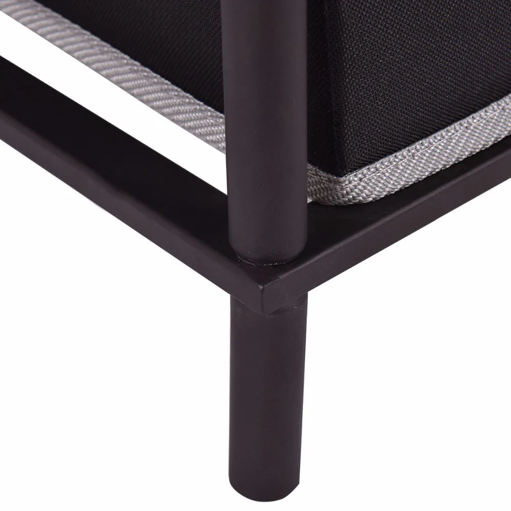 Golplus Bedroom Furniture Nightstands End Side Sofa Table Bin Home Office Storage Cabinets 3Tiers Modern Bedside Cabinet HW54188