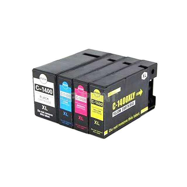 UP 8PCS PGI 1400XL compatible ink cartridge for Canon MAXIFY MB2340 MB2040 MB2140 MB2740 full