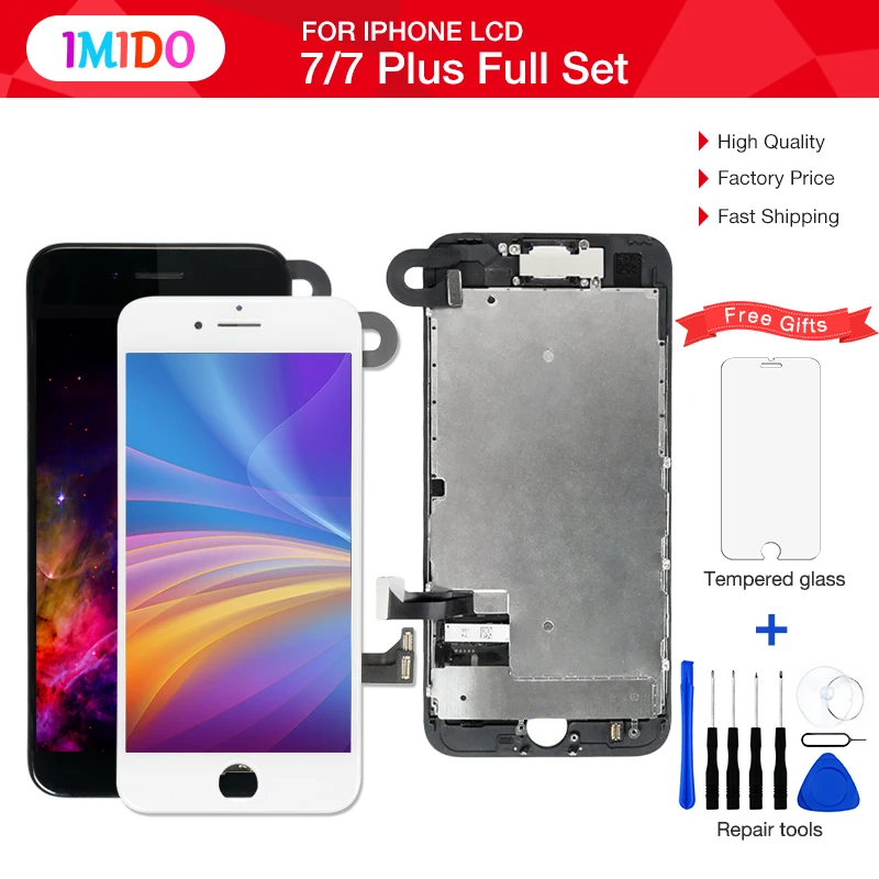 ЖК дисплей OEM для iPhone 7 Plus полный комплект с цифровым преобразователем в сборе