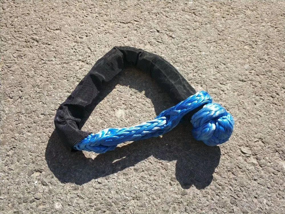 

blue 12mm*250mm Soft Shackle Winch Shackle UHMWPE Shackle for Offroad ATV