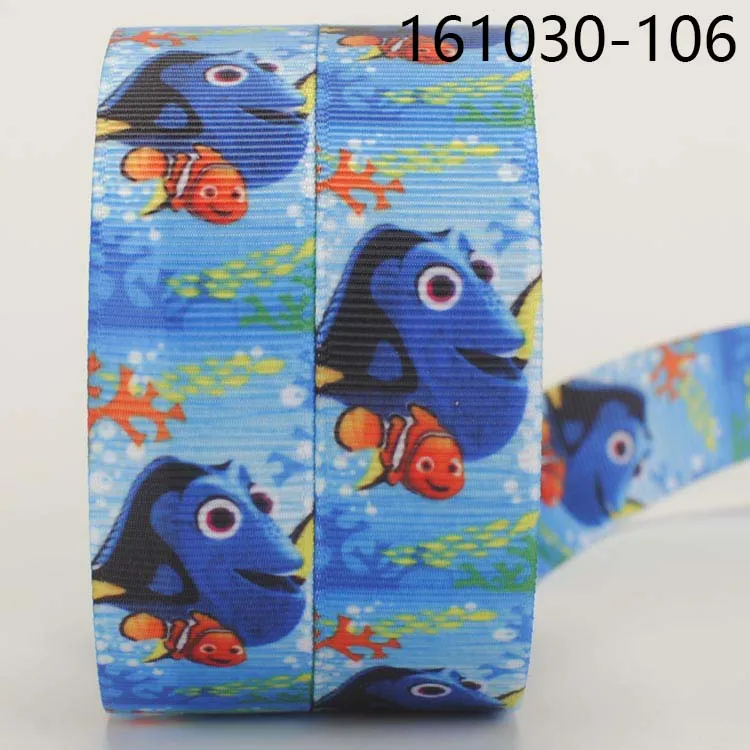 Новые продажи 50 ярдов сладкий мультфильм луки печатных корсажная лента DIY 951