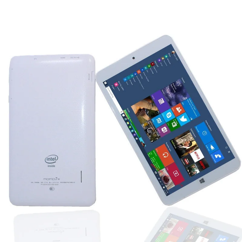 

sale!Glavey 7inch Window 10 MOMO7W Tablet PC 1GB+16GB Quad core intel Atom Z3735 HDMI White tablet