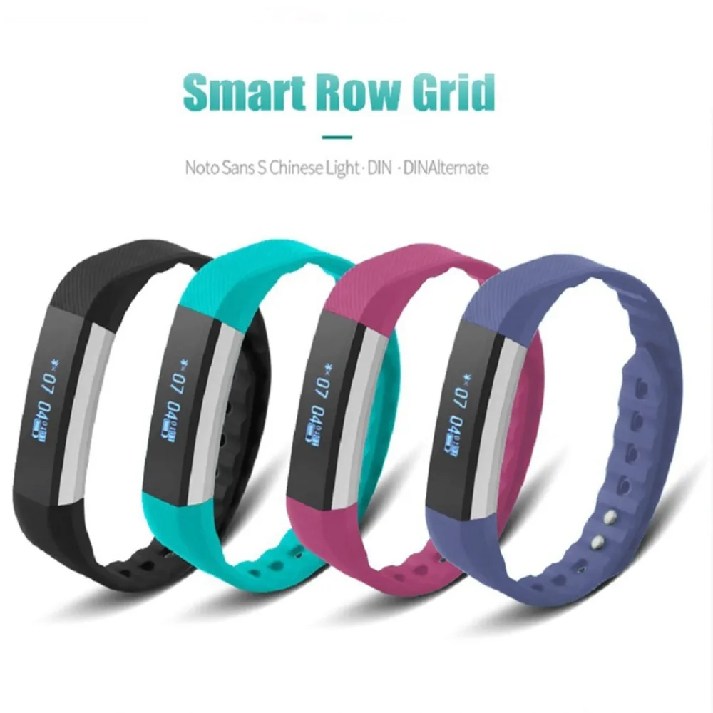 

ID115 Multi-function NFC Bracelet Real-time Heart Rate Monitor Pedometer Sports Unisex Intelligent Bracelet
