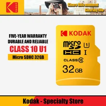 Kodak высокая скорость 16 Гб micro sd карта 32 Гб cartao de memoria класс 10 U1 64 ГБ TF флэш-карта памяти 128 ГБ mecard tarjeta micro sd