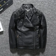 Kids PU Leather spring Jacket Kids Jackets Girls Leather Coat Children Outerwear Leather boys brand Jacket