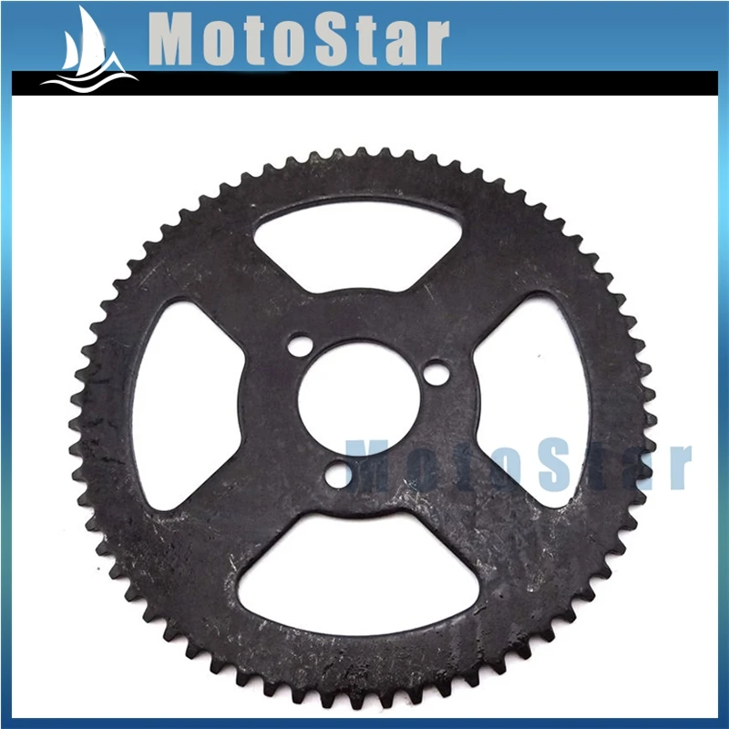 29mm 68 Tooth 25H Steel Rear Chain Sprocket For 2 Stroke 47cc 49cc Chinese Pocket Bike Goped Scooter Mini ATV Quad 4 Wheeler