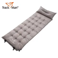 Trackman самонадувающийся наружный кемпинговый матрас Автоматический Надувной Спальный коврик с подушкой коврик влагостойкий коврик